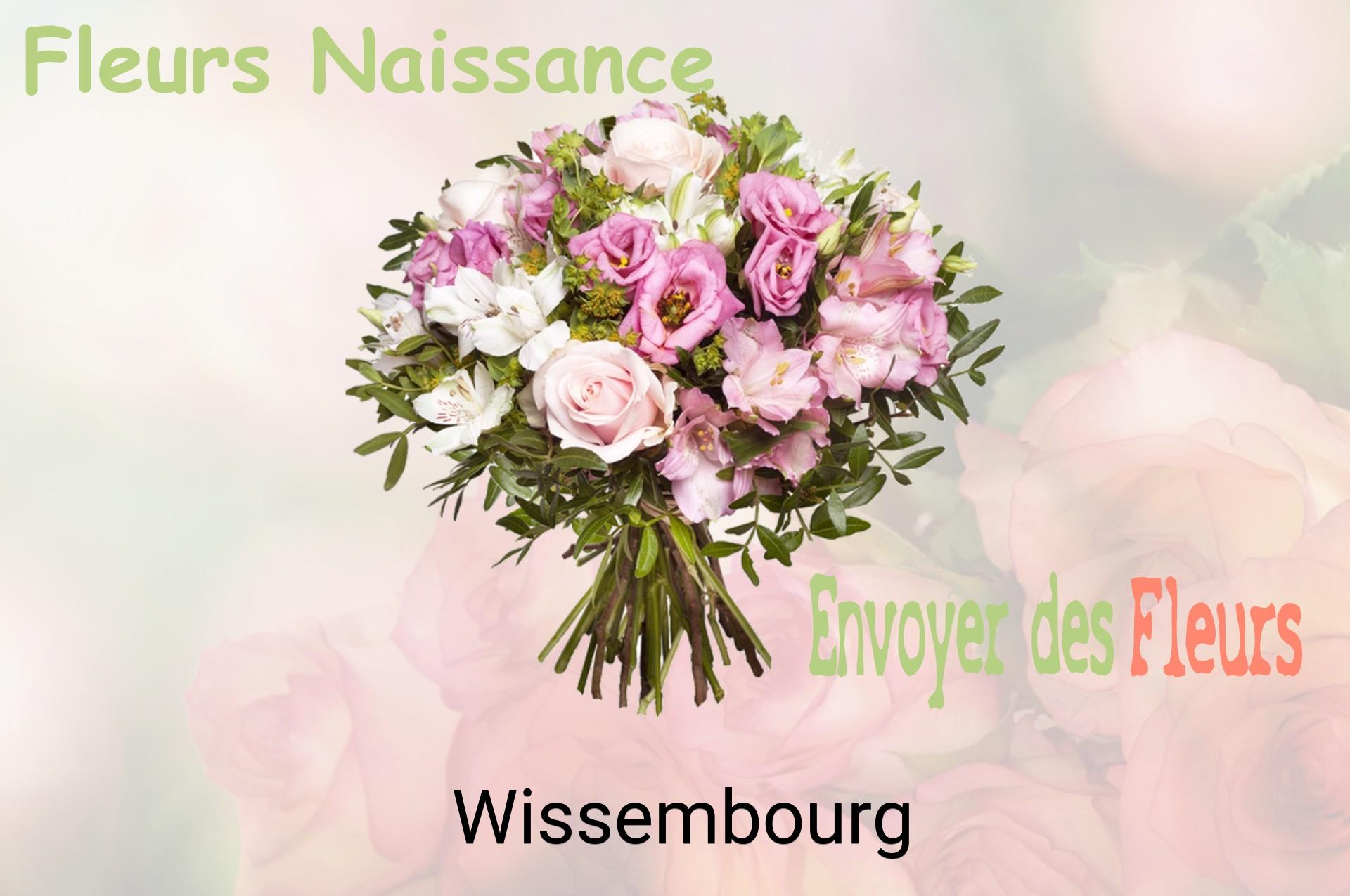 Bouquet de fleurs de naissance livré à Wissembourg